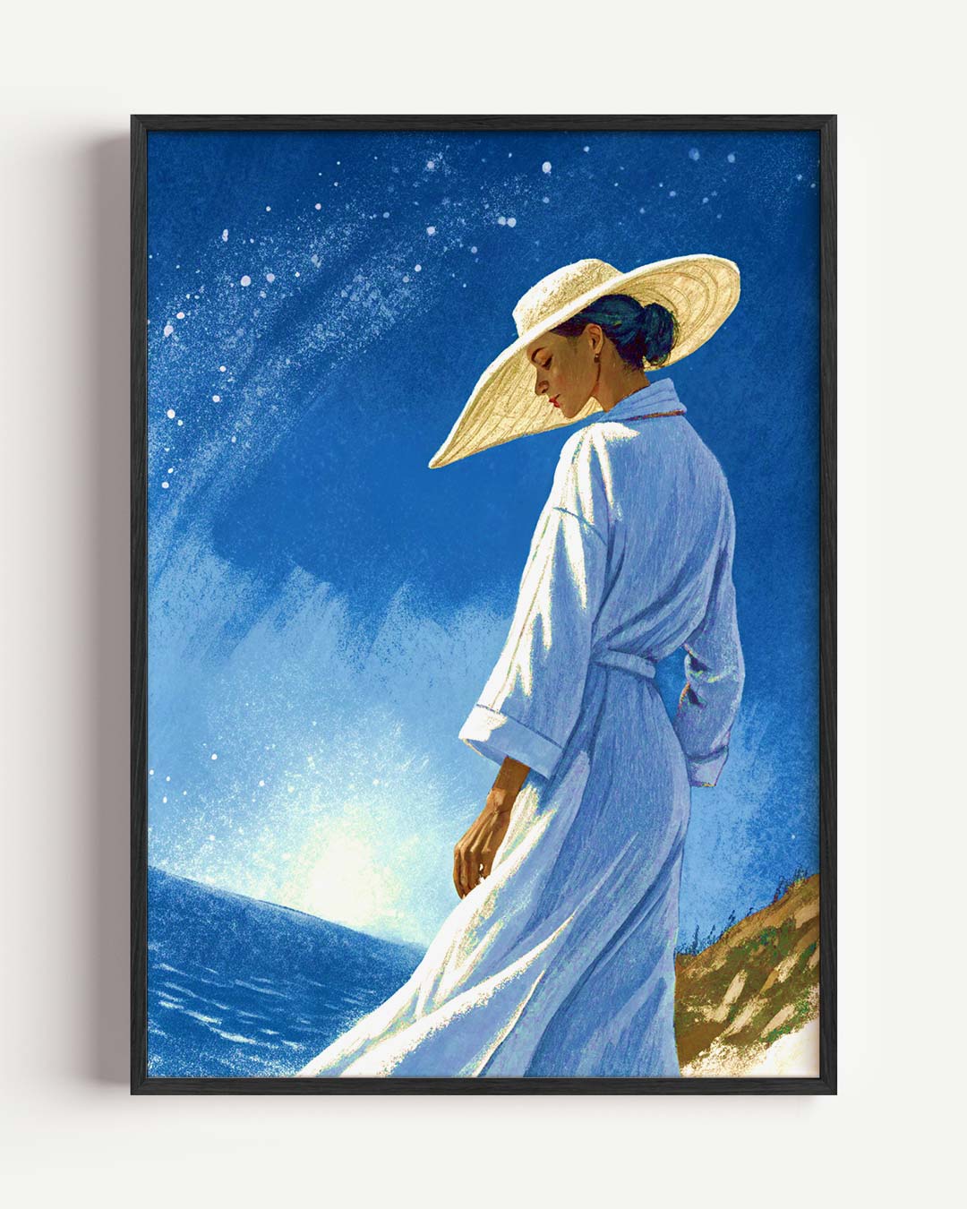 Dromerige Zomer Avond Poster-WallArtistic