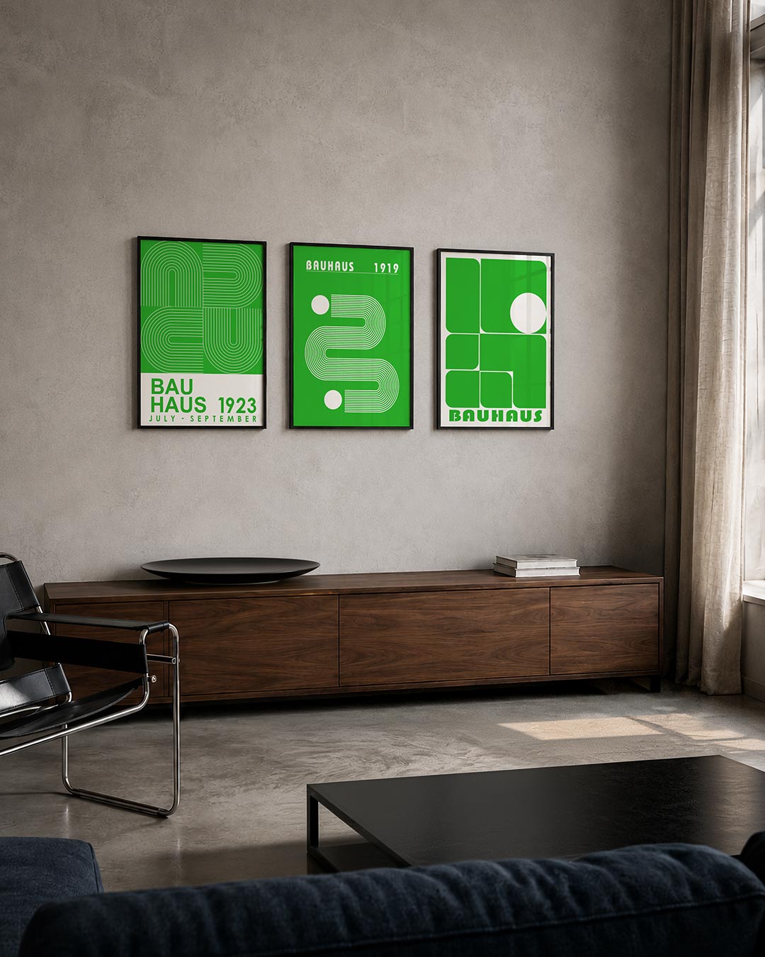 Lijnen en kleurvlakken Posterset