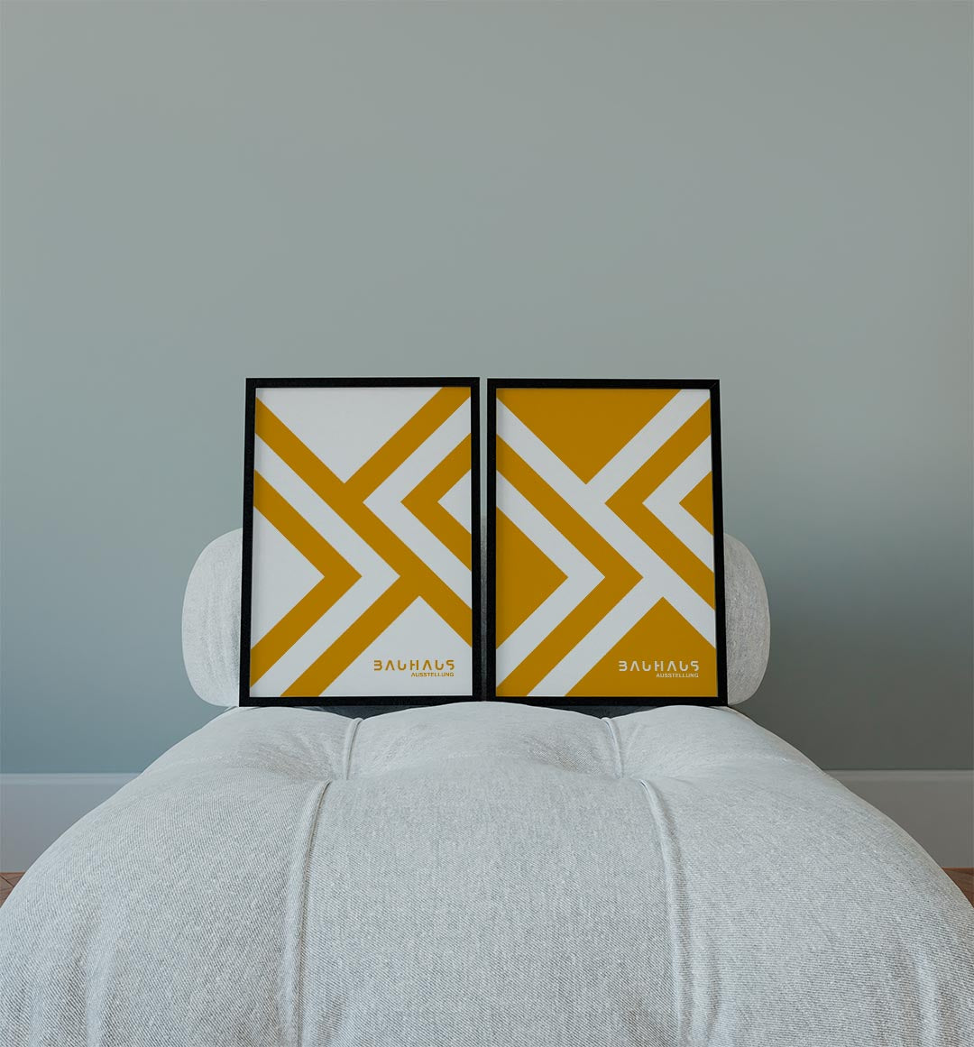Lijnenspel en kleur Posterset
