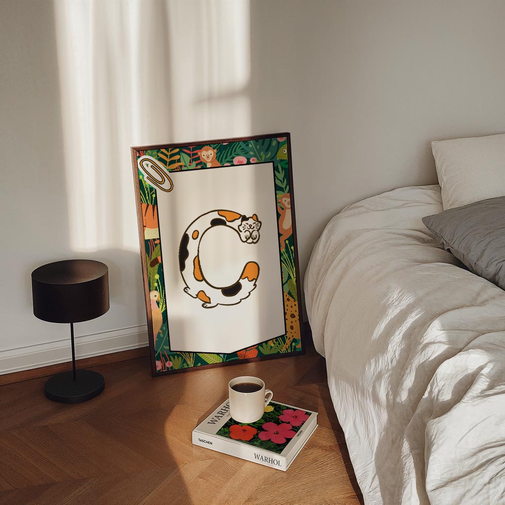 Jungle Vibes Kattenposter-WallArtistic