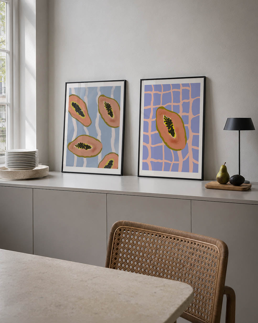 Fruitige patronen Posterset