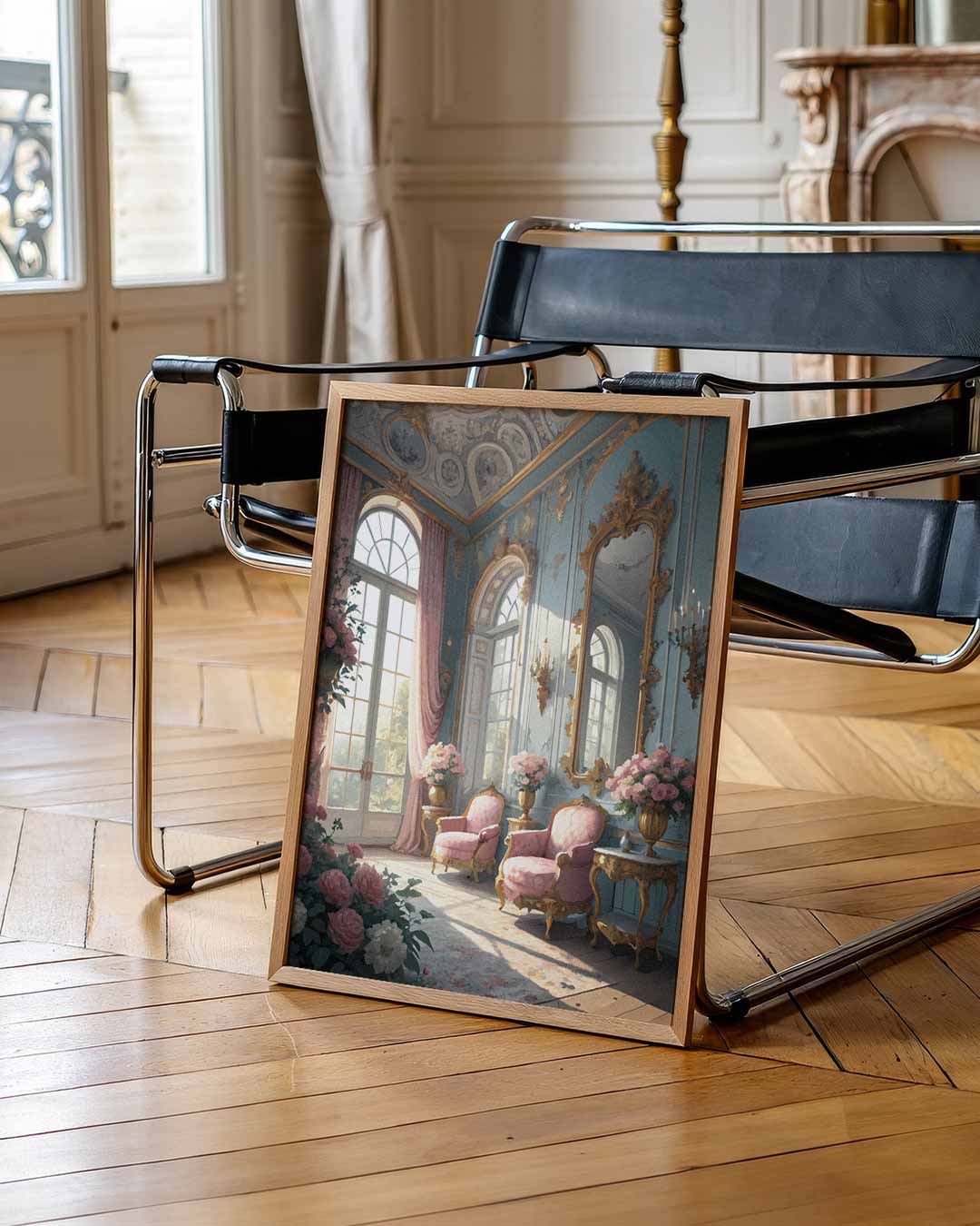 Romantische Bloemenkamer Poster-WallArtistic