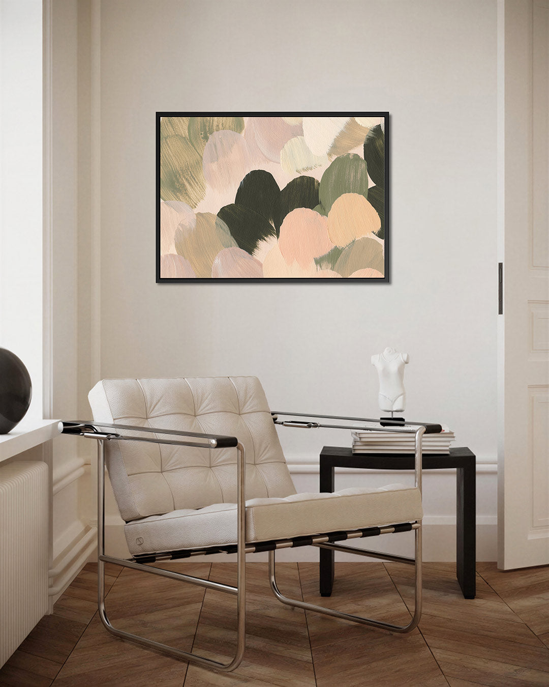 Zachte kleuren compositie Kunstwerk