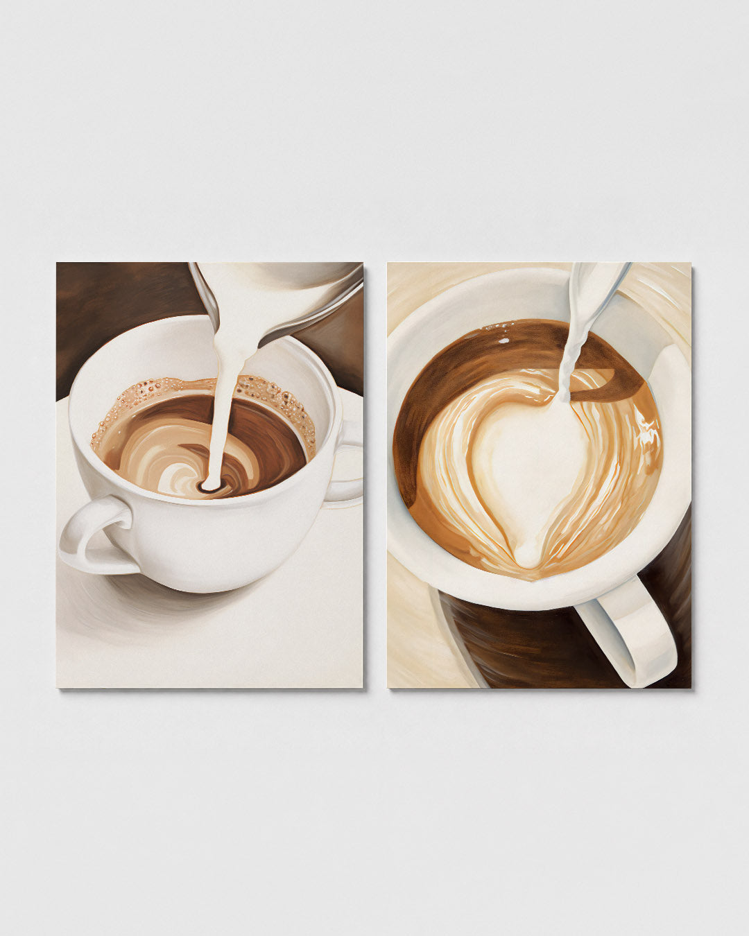 Koffie en melk Posterset