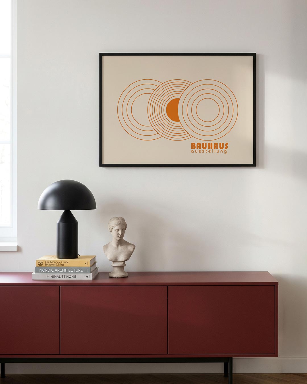 Cirkelvormen en lijnen Poster
