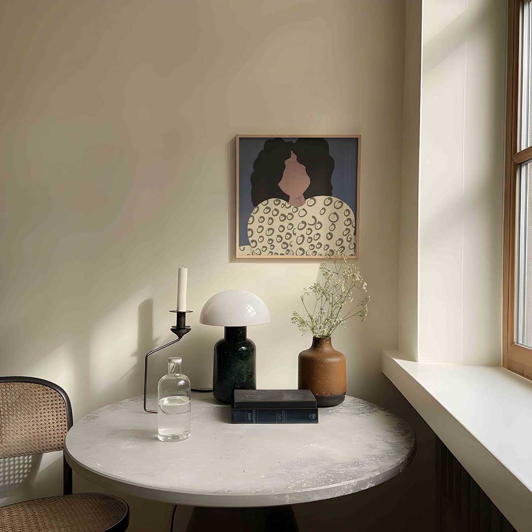 Vrouw met patroon Poster