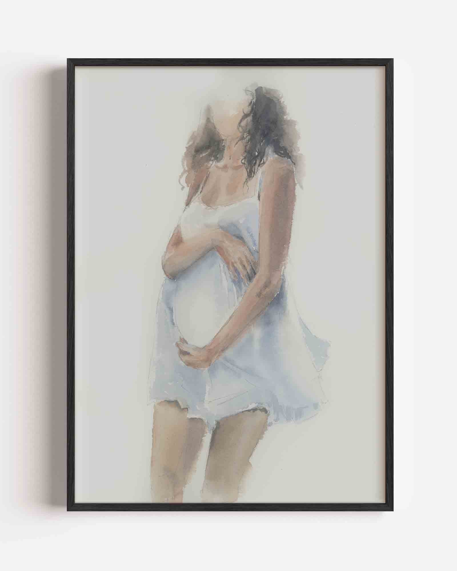 Zwangere vrouw Poster