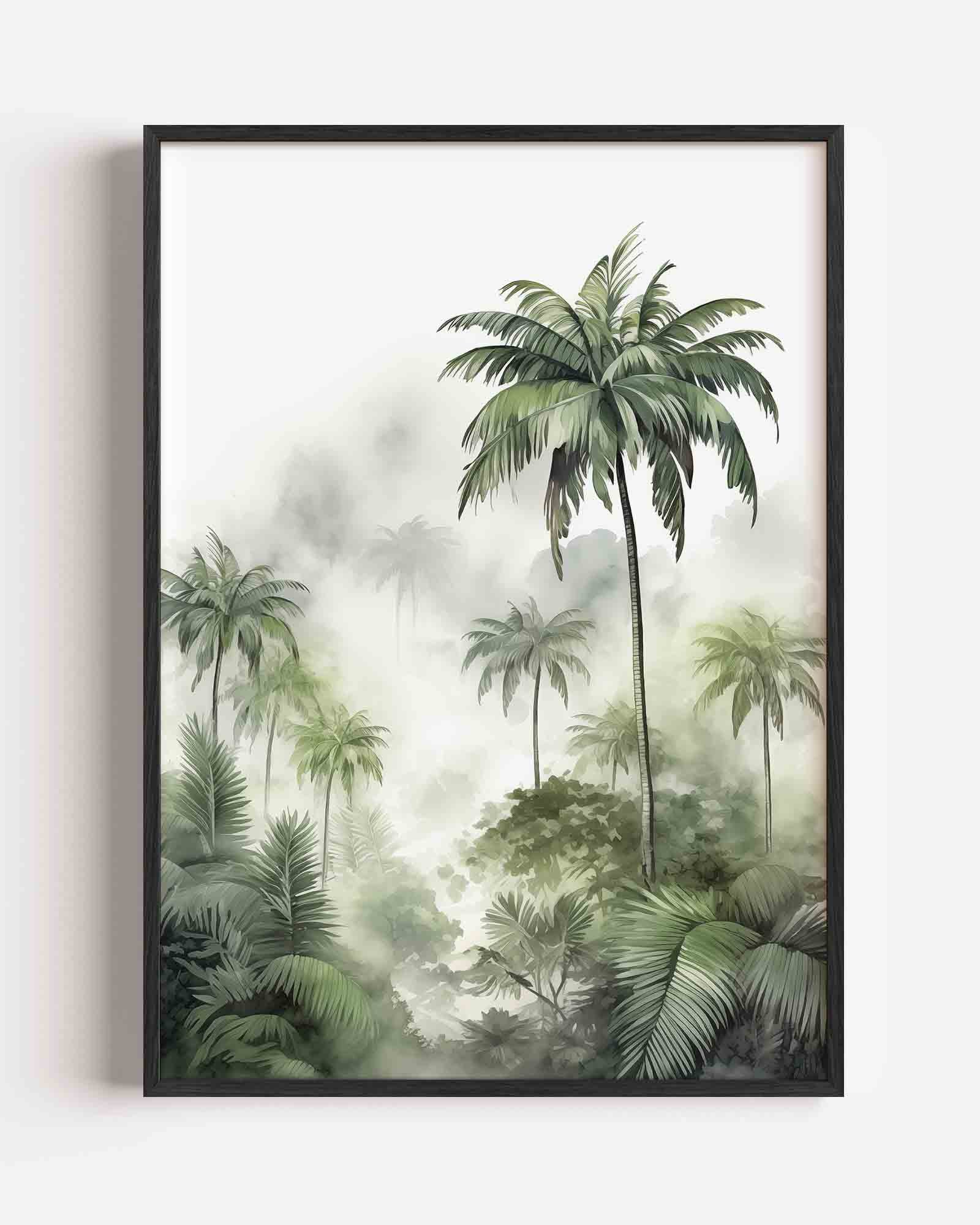 Tropische palmbomen Poster