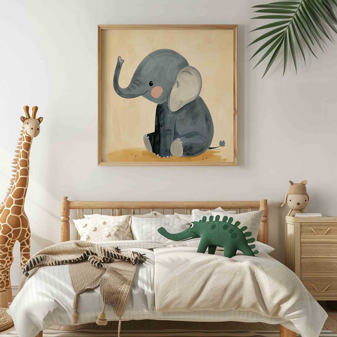 Schattige olifant Poster