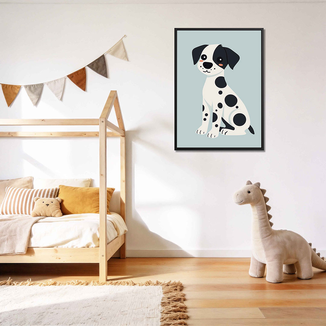Hond illustratie Kunstwerk