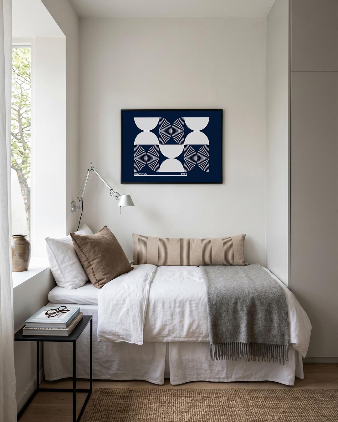 Cirkel en halve maan Poster