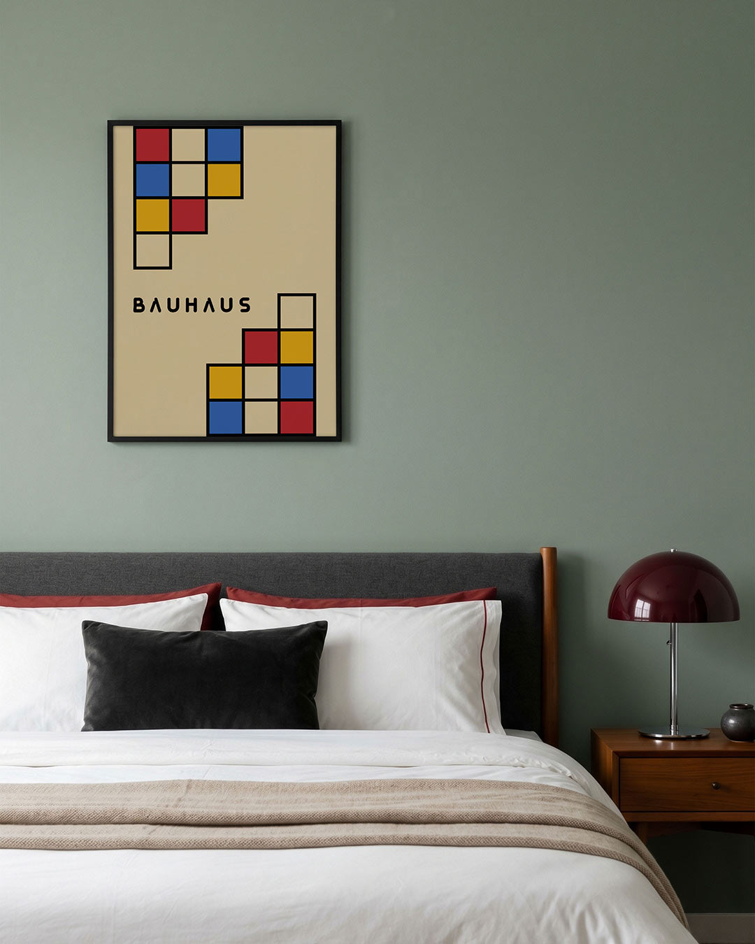 Kleurvlakken en lijnen Poster