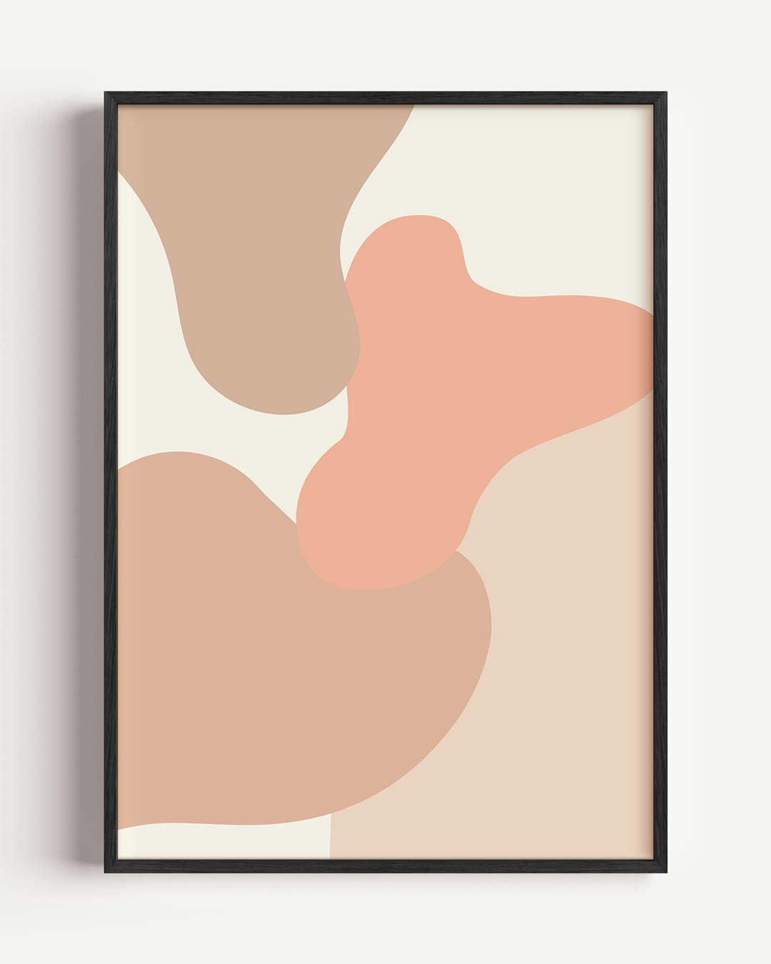 Organische Pastel Vormen Poster-WallArtistic