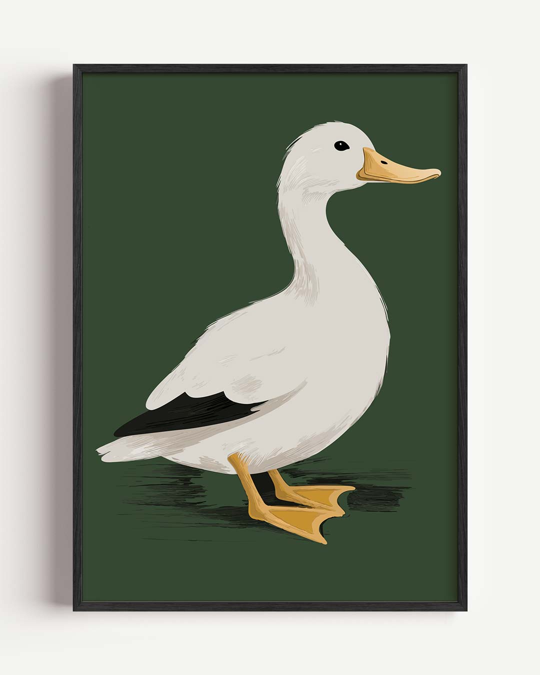Stijlvolle Eend Poster-WallArtistic