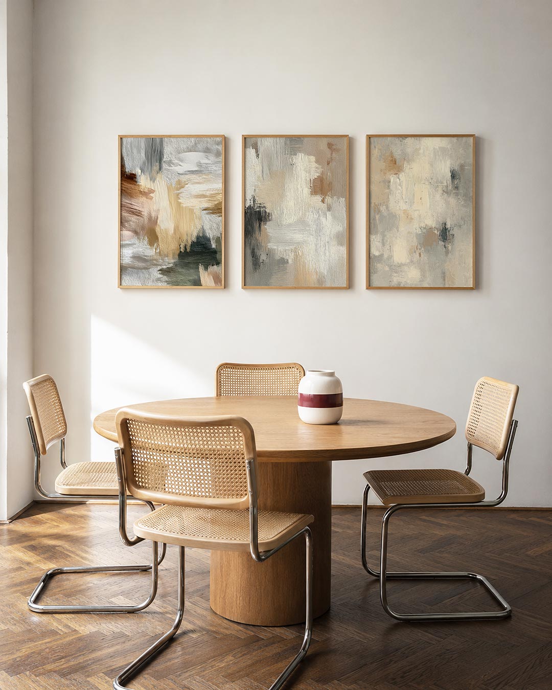 Kleurige streken Posterset