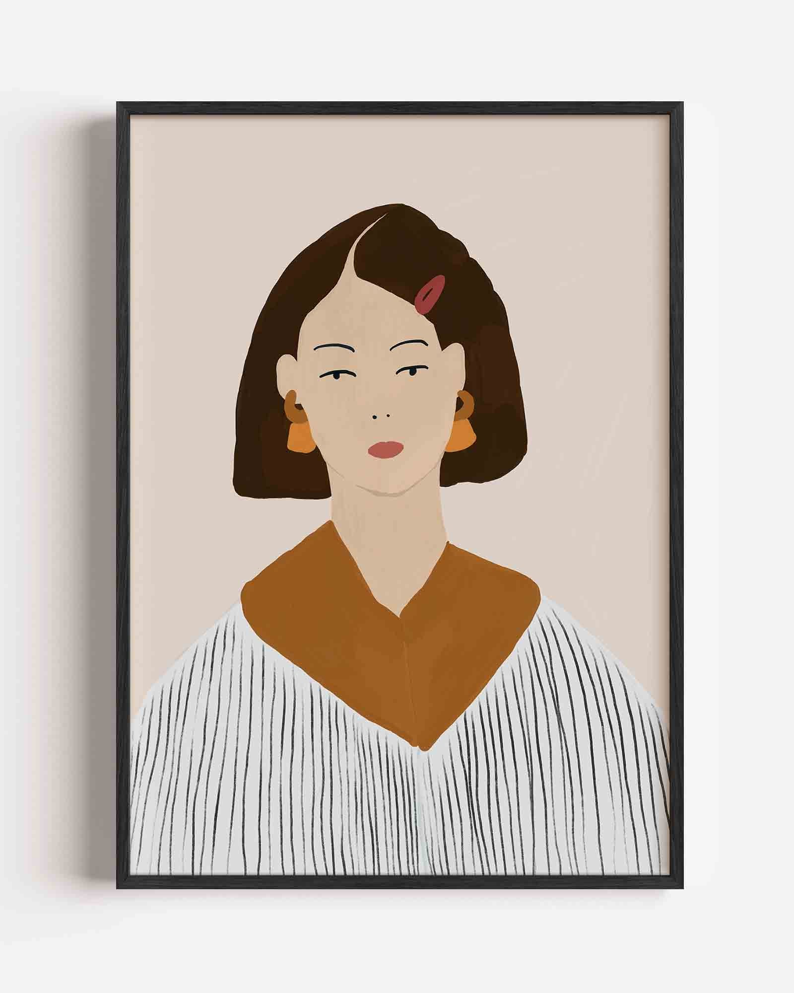 Vrouwelijk portret Poster
