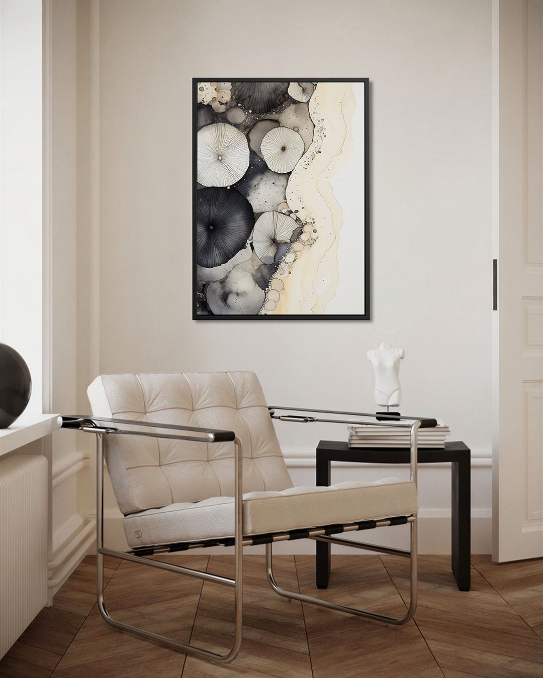 Organische vormen compositie Kunstwerk