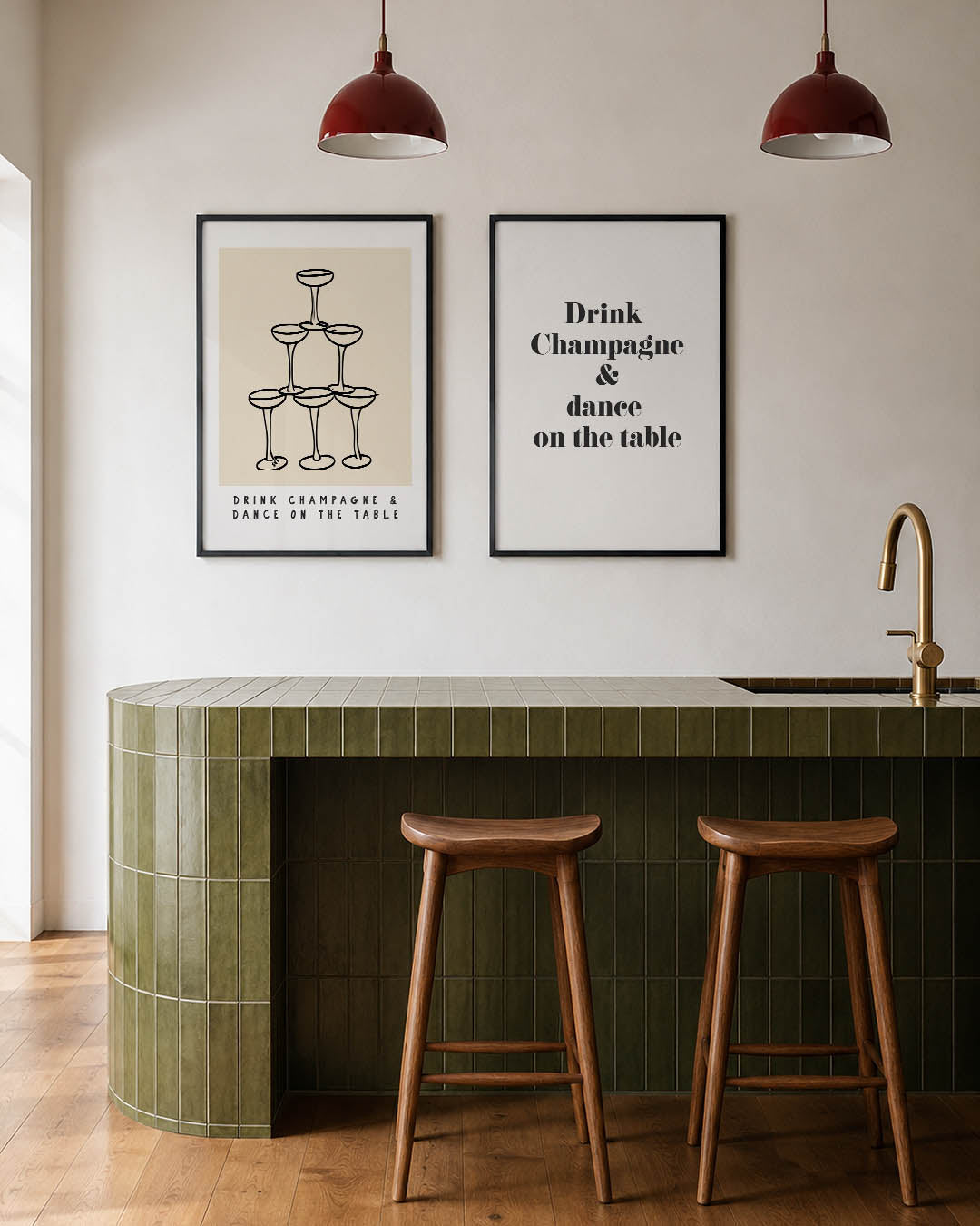Glazenpiramide Posterset