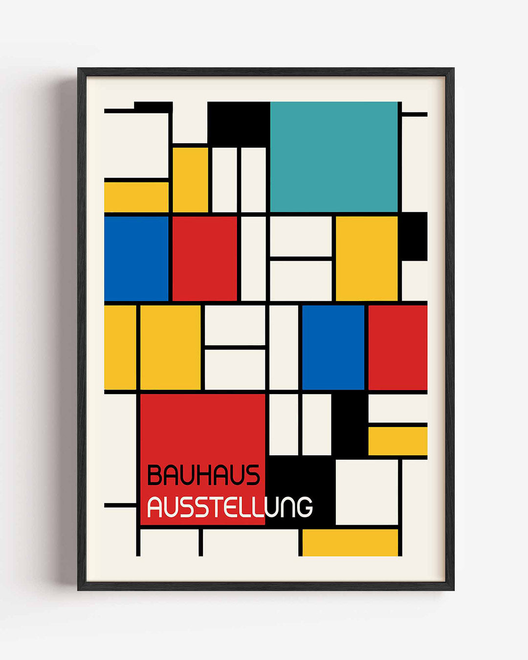 Vorm en kleurvlakken Poster
