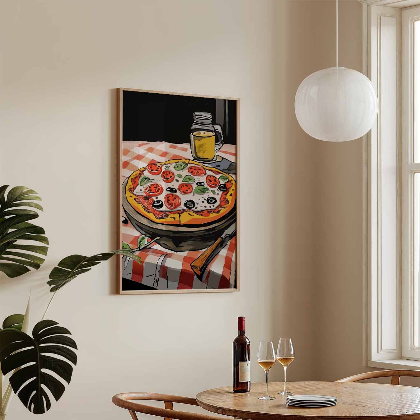 Pizza-avond Poster-WallArtistic