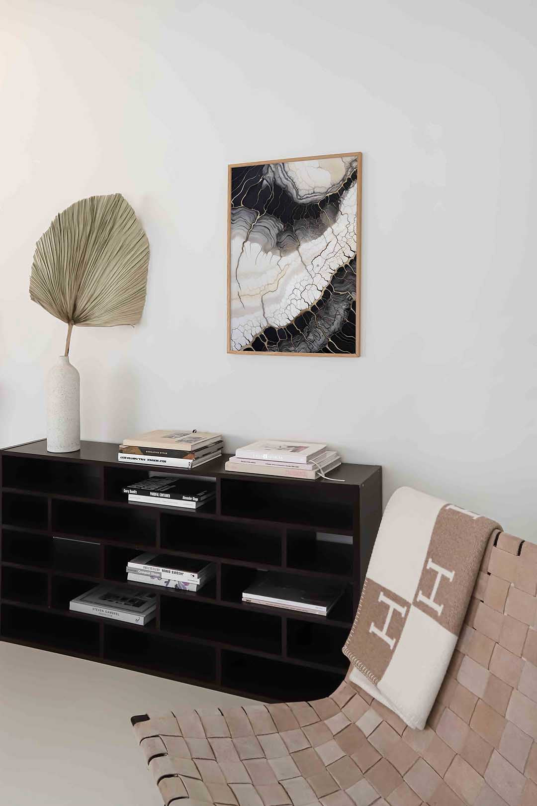 Abstracte lijnen en patronen Poster