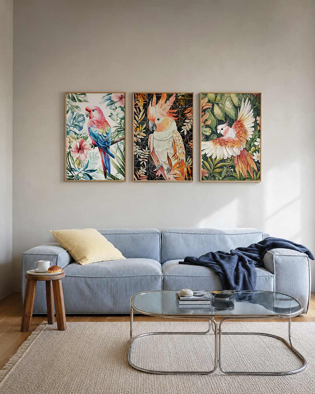 Kleurrijke vogelpracht Posterset