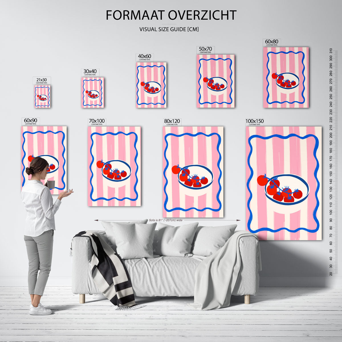 Tomaten in schaal Poster