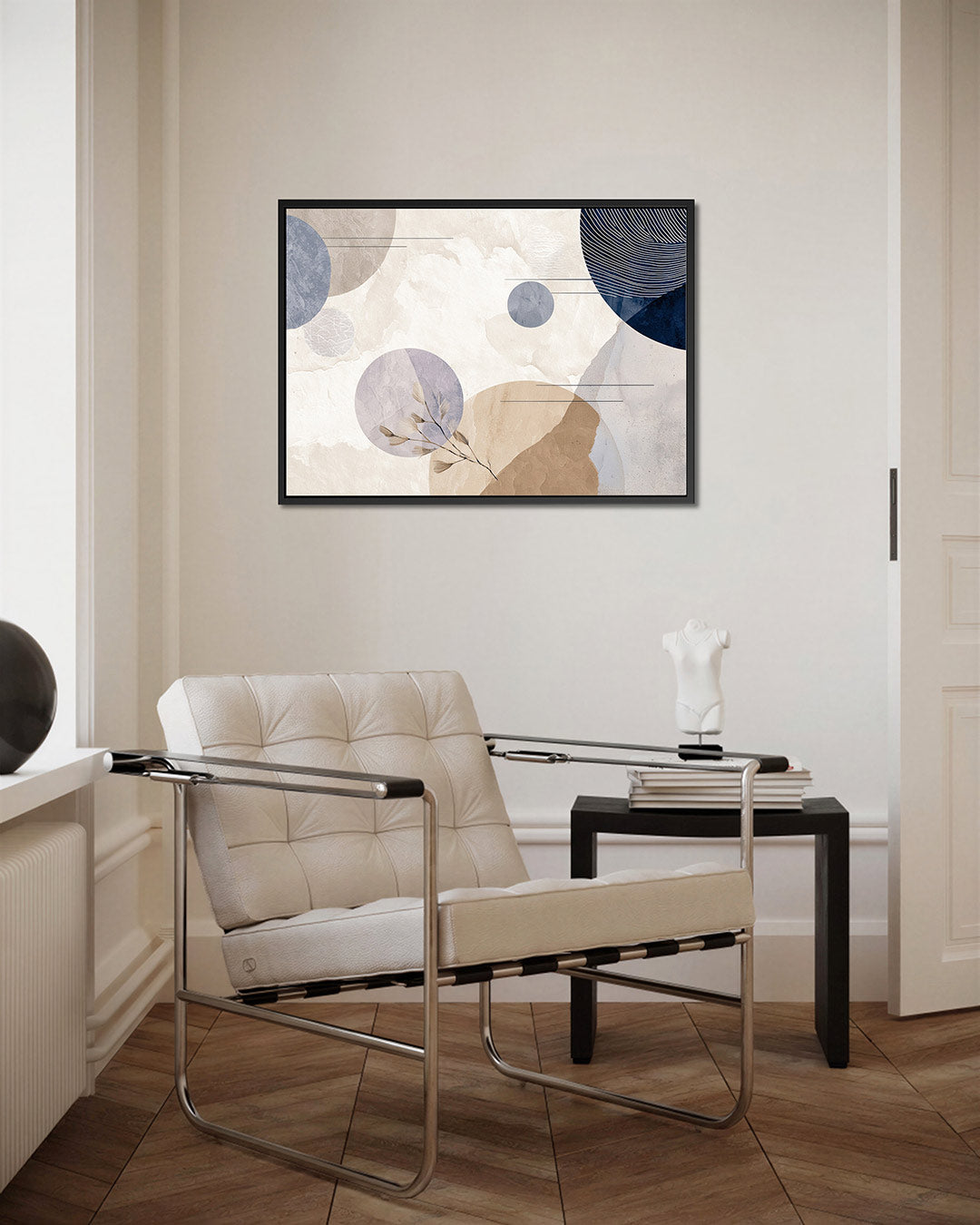 Geometrische vormen compositie Kunstwerk
