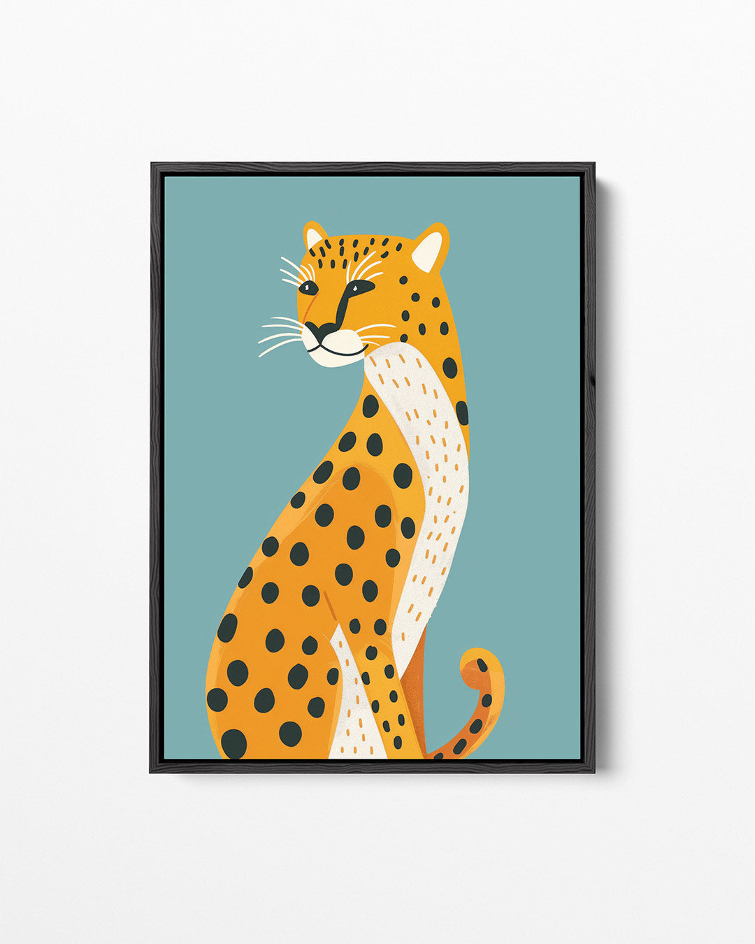 Gestileerde luipaard illustratie Kunstwerk