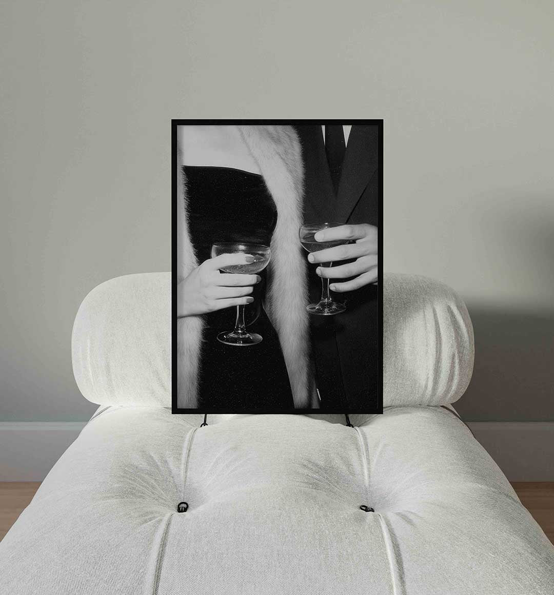 Stijlvolle toast Poster