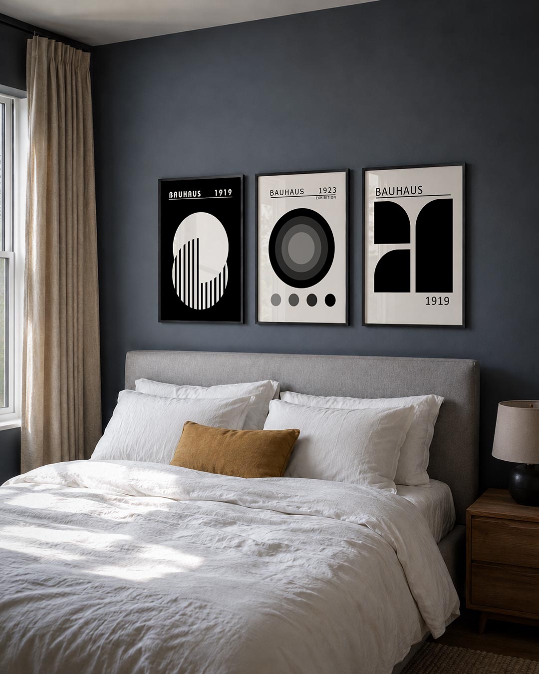Cirkel en strepen Posterset