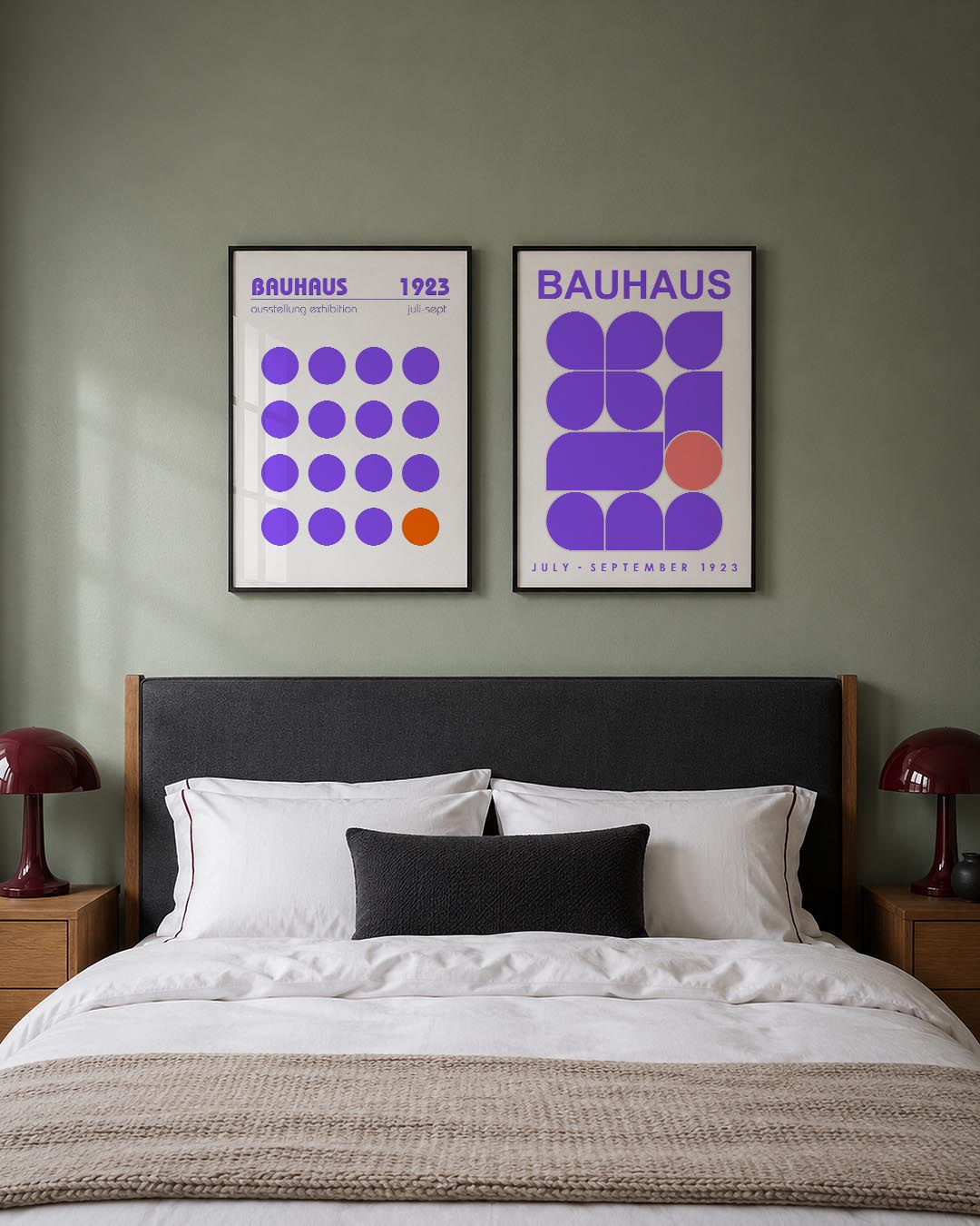 Cirkelpatroon en kleur Posterset