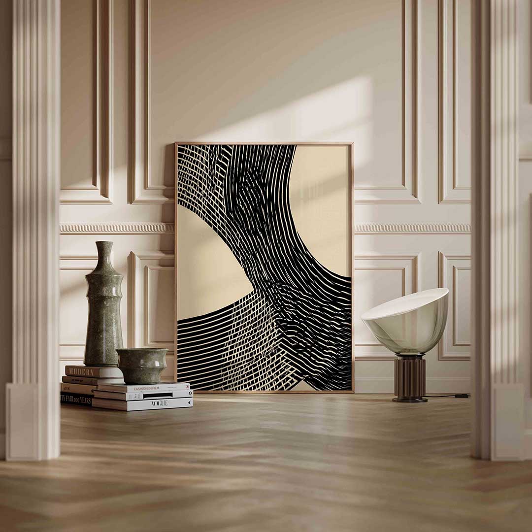 Abstracte lijnen Poster