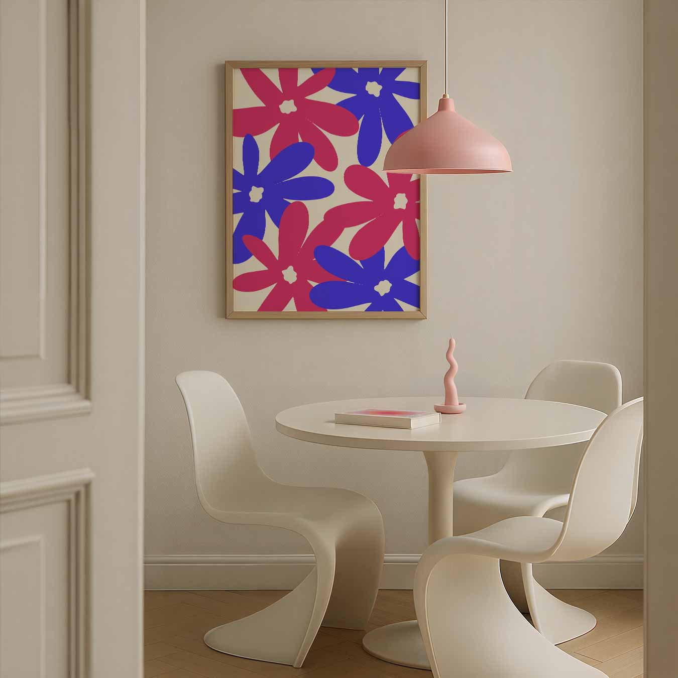 Bloemenpracht in Felle Kleuren Poster-WallArtistic