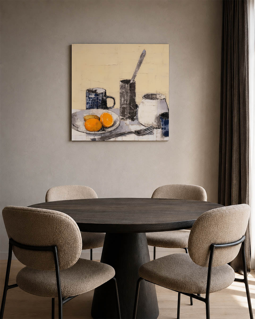 Stilleven met fruit Kunstwerk