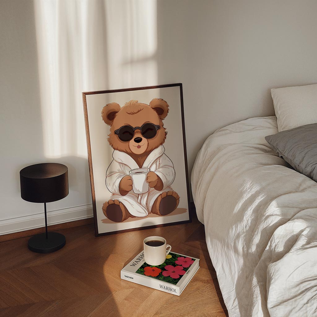 Ontspan met Teddy Poster-WallArtistic