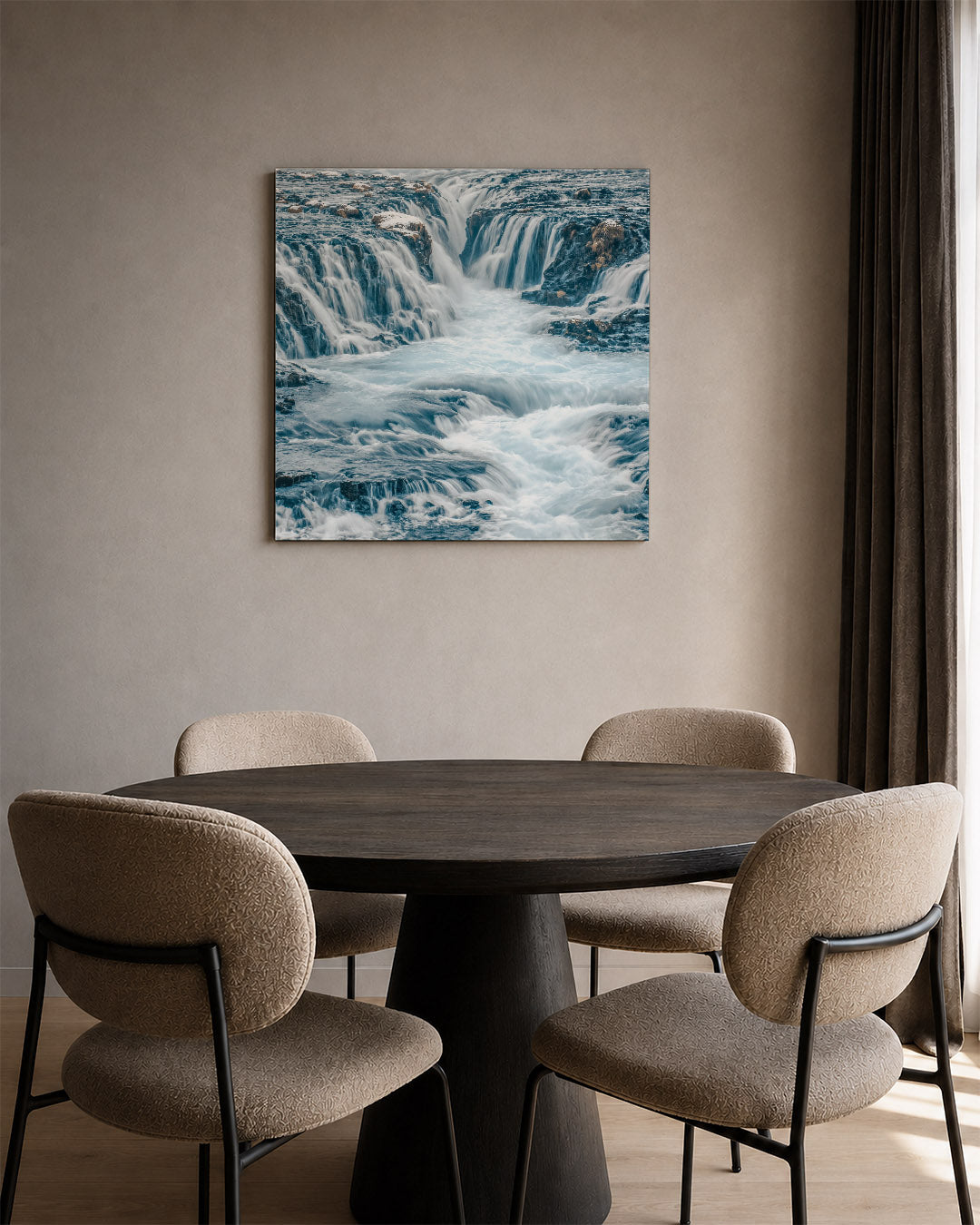 Dynamische waterval Kunstwerk