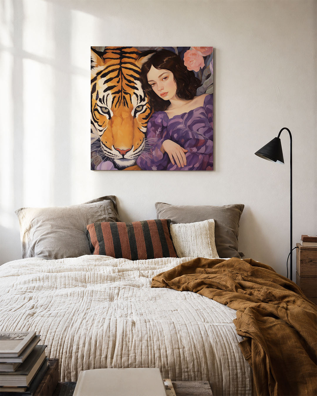 Dromerige tijger Kunstwerk