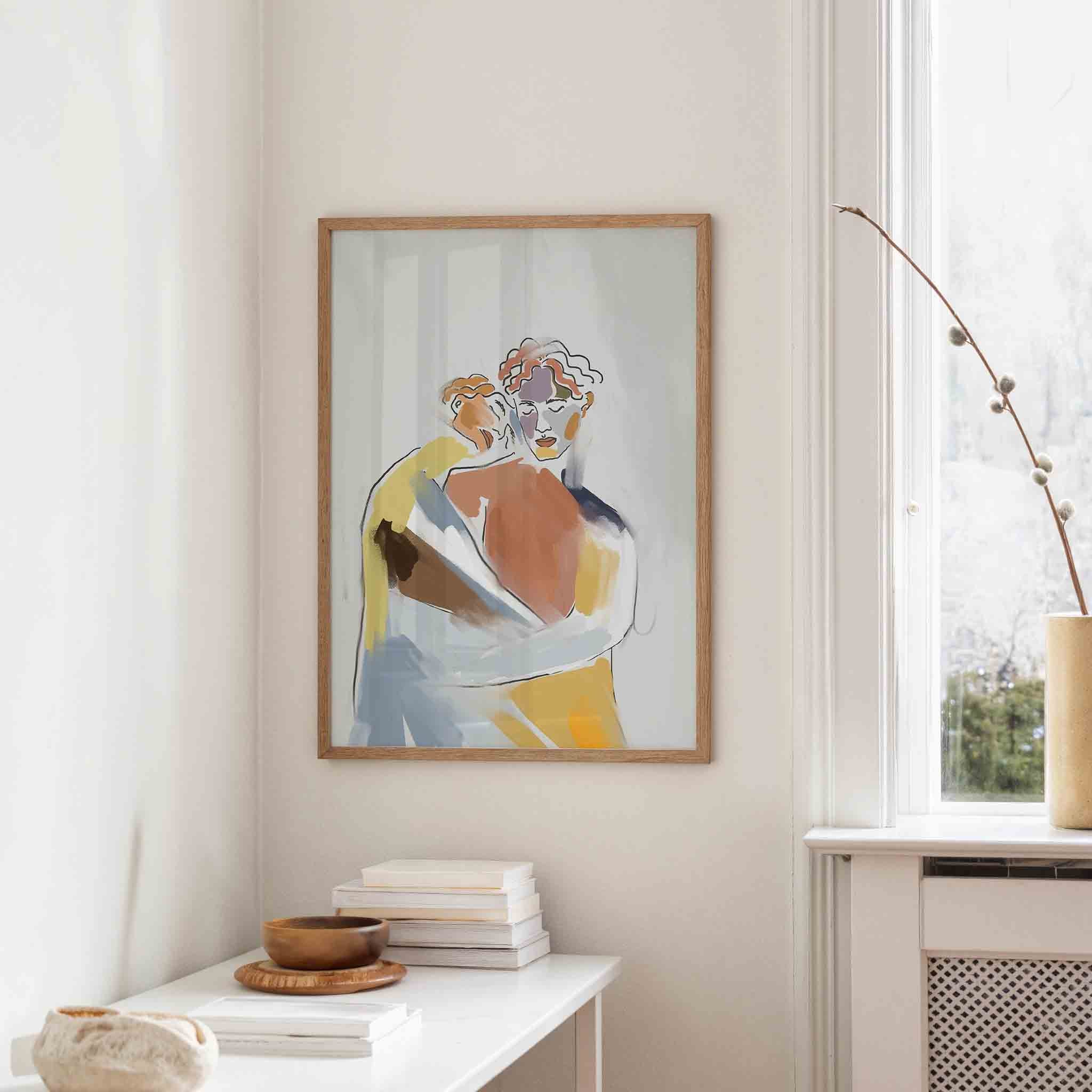 Abstracte figuren Poster
