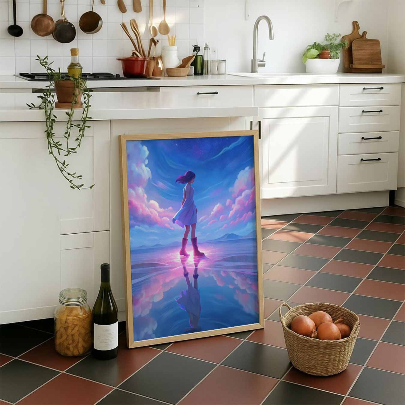 Dromerige Horizon Wanddecoratie Poster-WallArtistic
