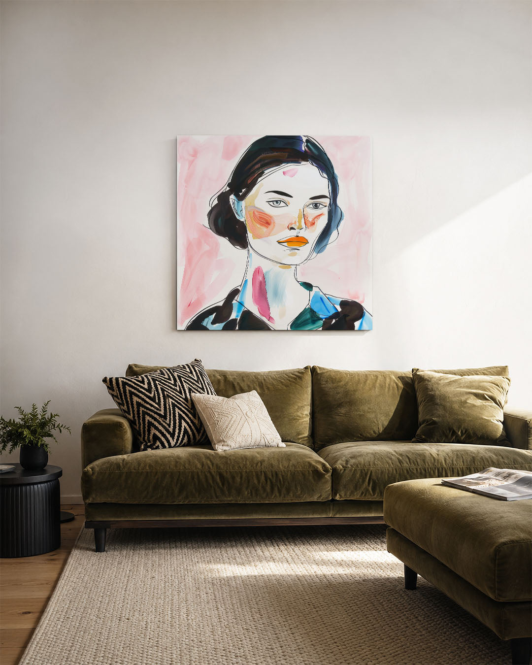 Portretstudie Kunstwerk