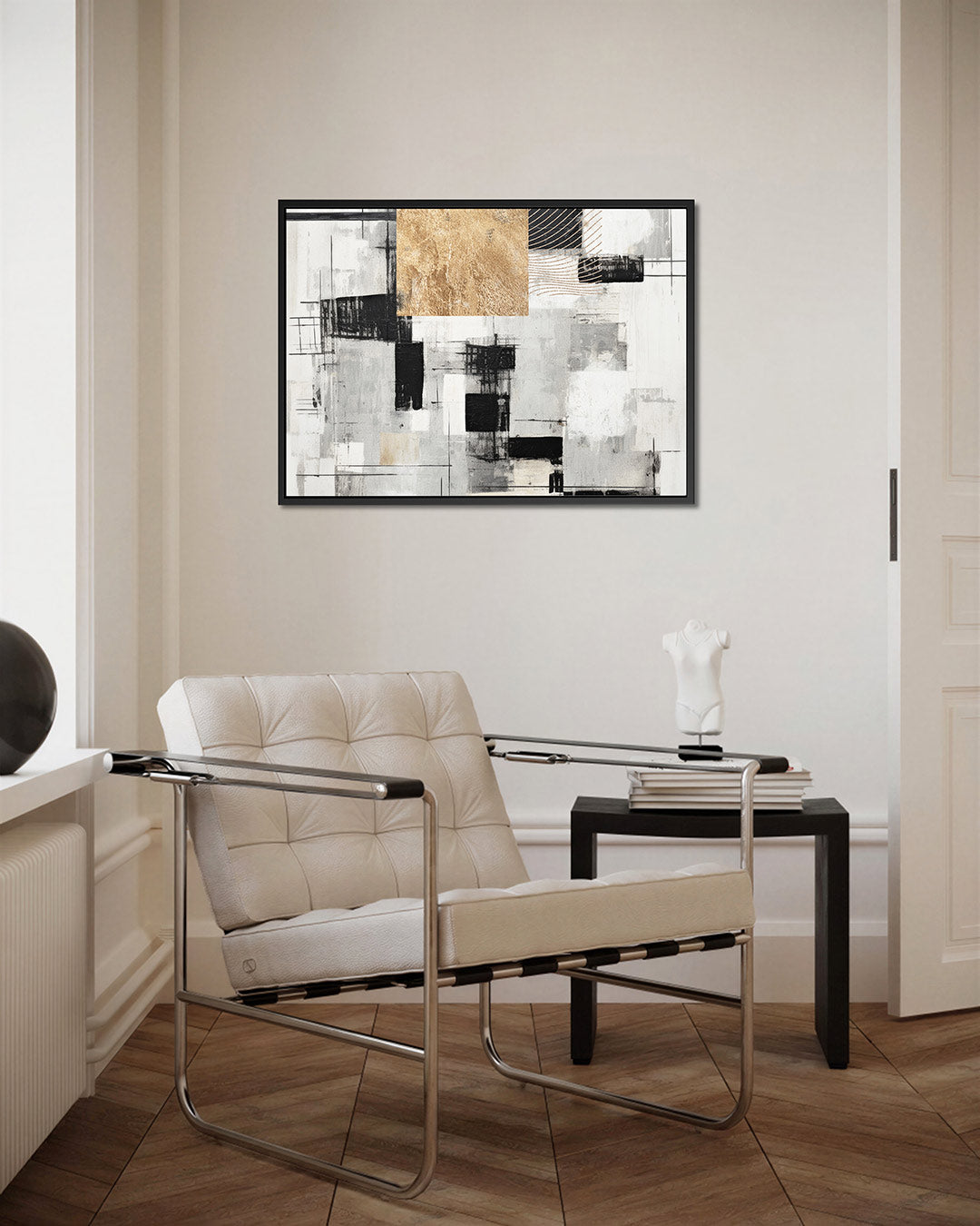 Geometrische compositie Kunstwerk