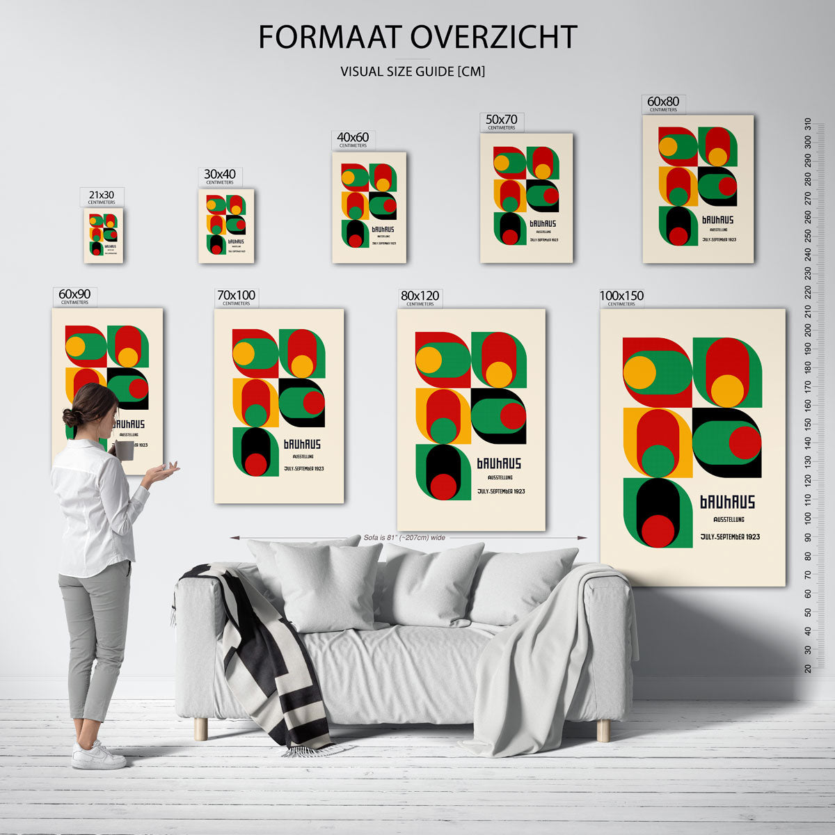 Vorm en kleur Poster