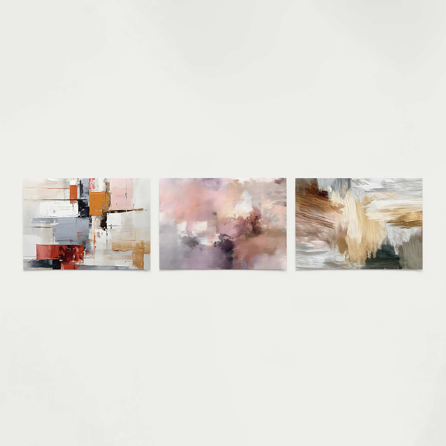 Kleurvlakken en lijnen Posterset