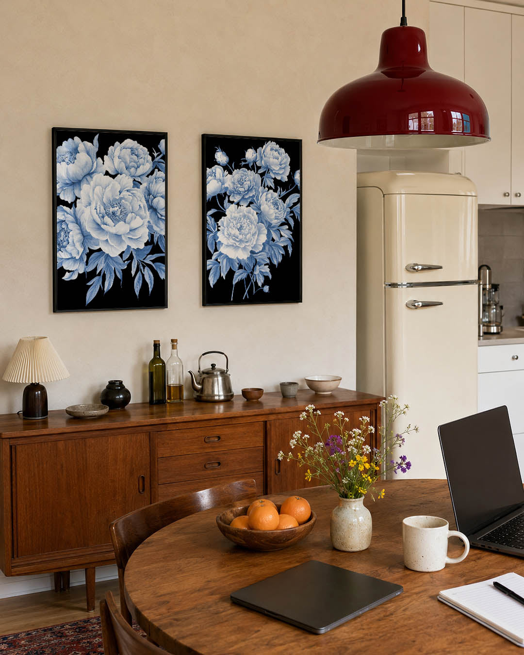 Bloemrijke sereniteit Posterset