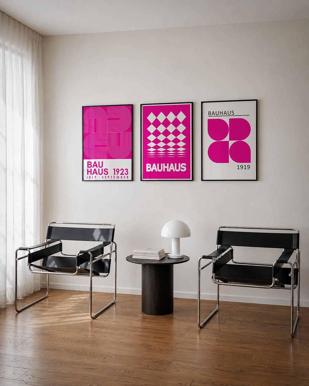 Lijnen en kleurvlakken Posterset