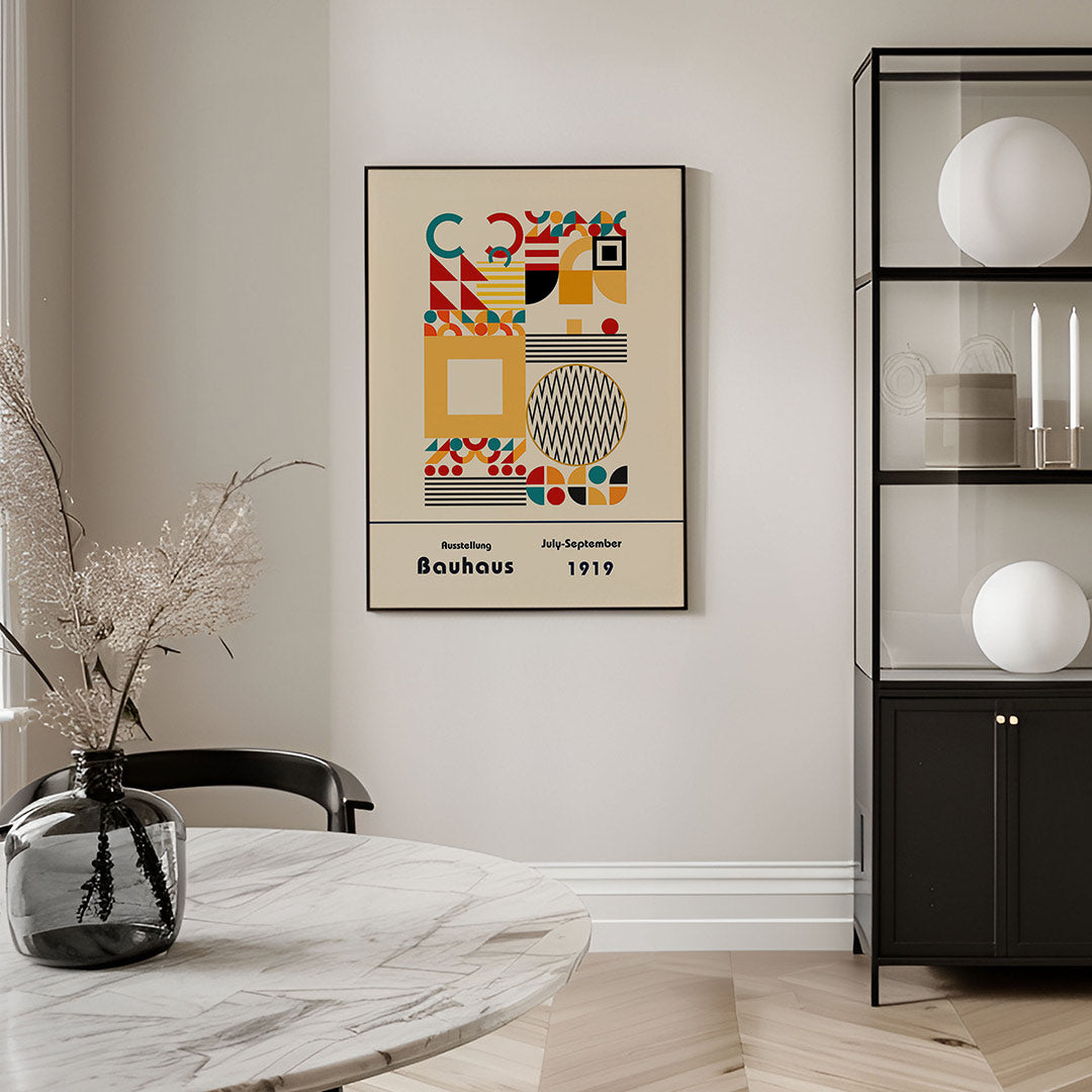 Vormen en vlakkenspel Poster