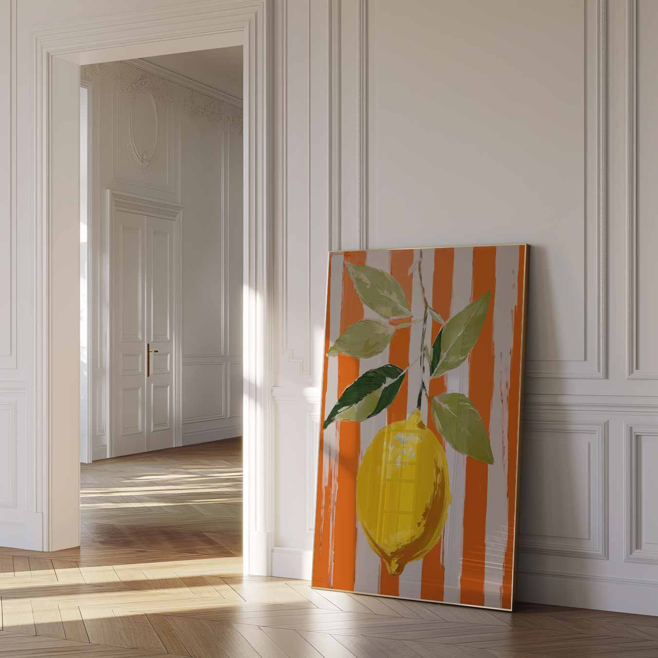 Sunny Lemon Art Poster-WallArtistic