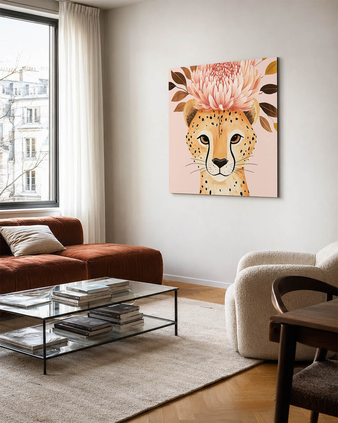 Dromerige bloem Kunstwerk