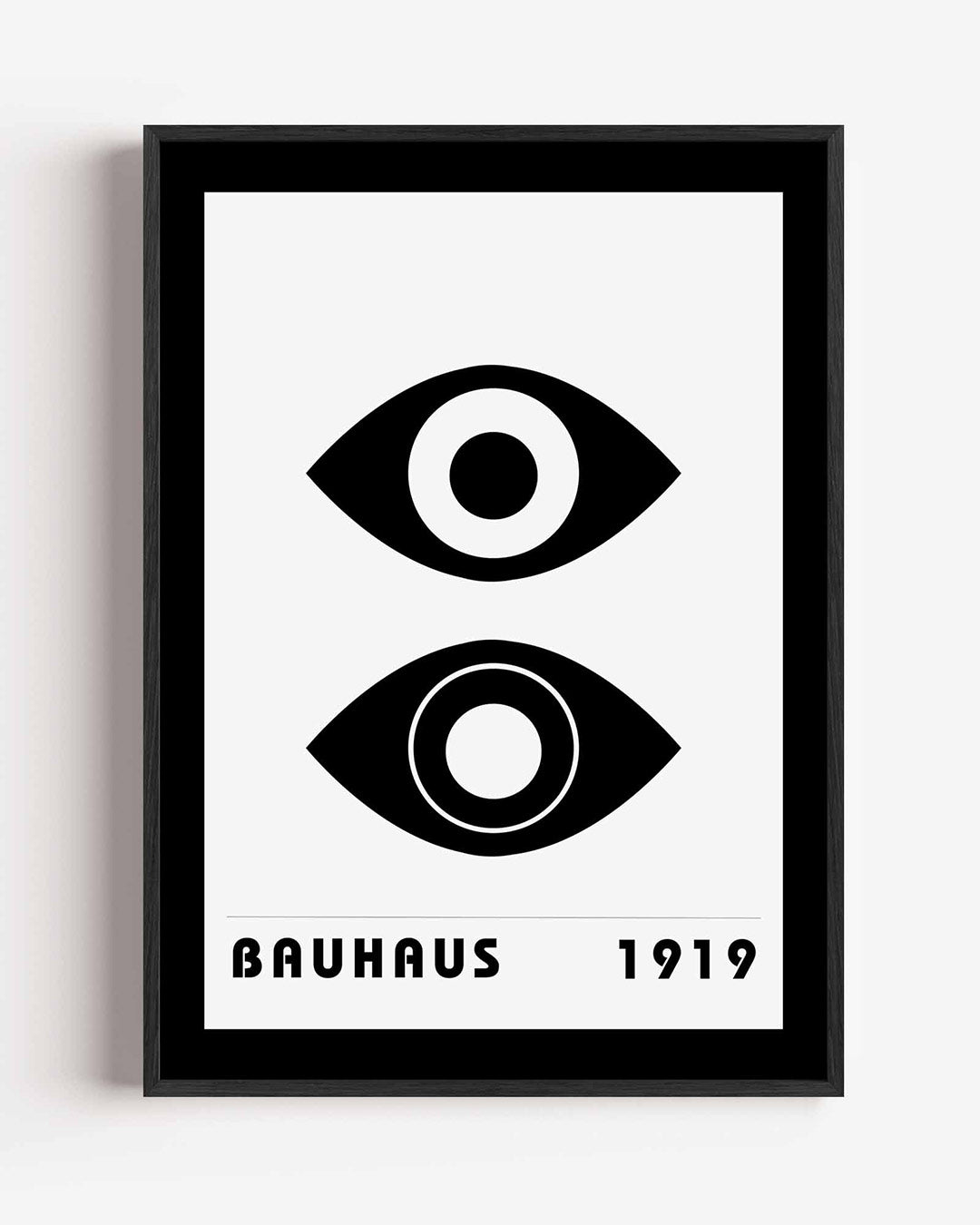 Oogvormen en lijnen Poster